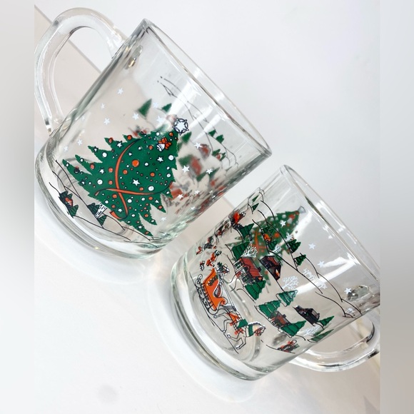 Vintage Christmas Bundle Restoration Hardware Silver Candle Holder, Cards, Mugs - Picture 8 of 11